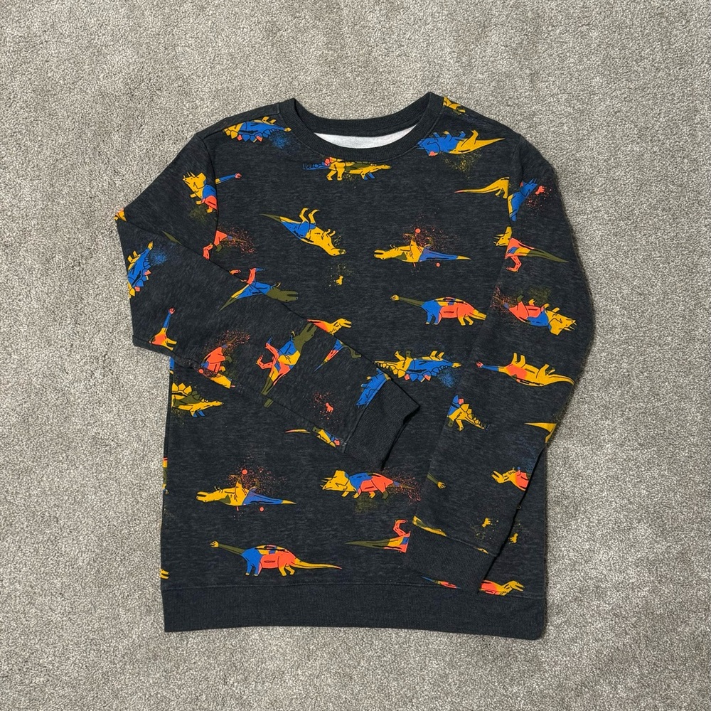 Dinosaur Sweatshirt L 12/14